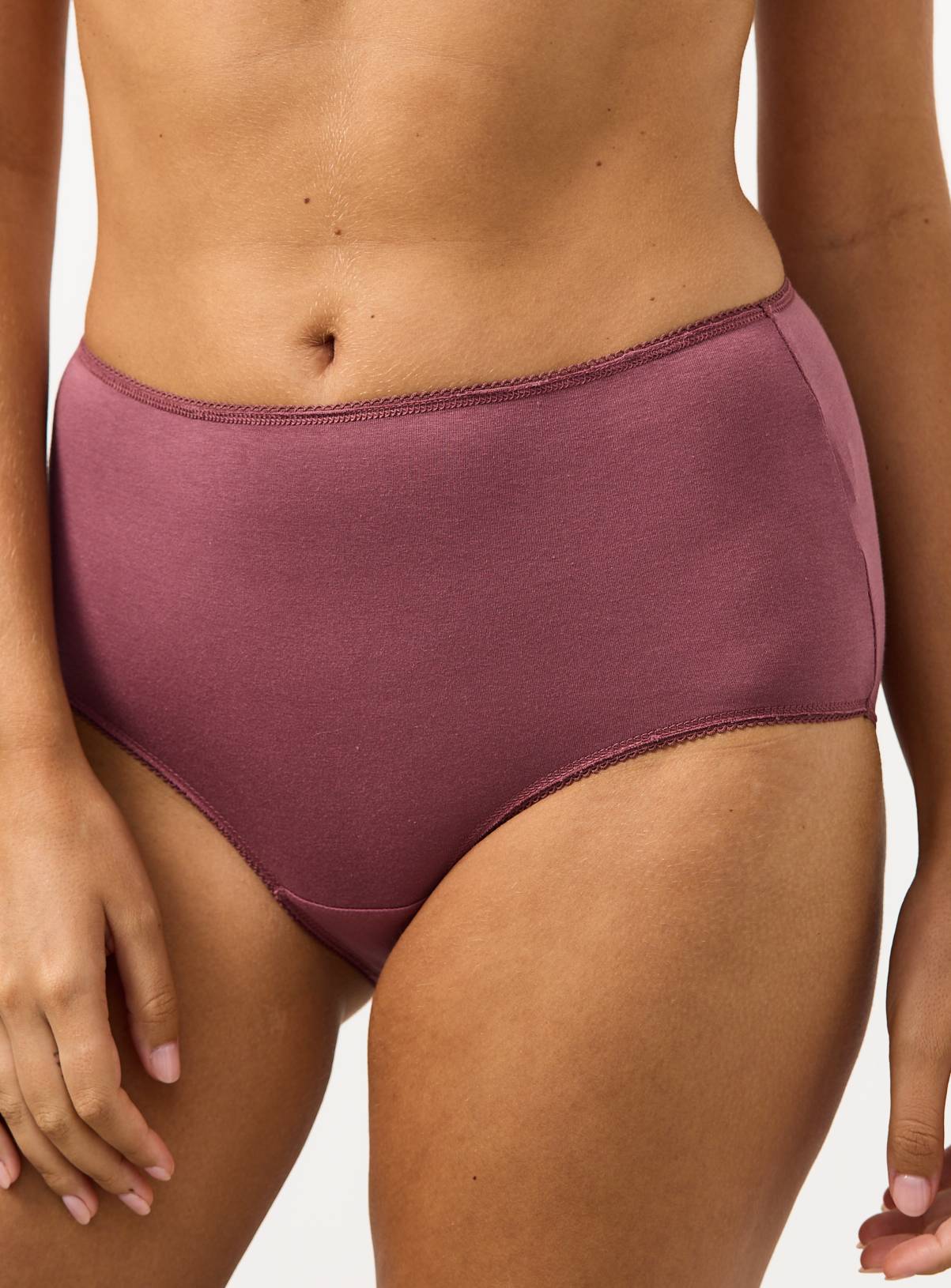 Dark Purple Full Briefs 5 Pack 16 - Image 2